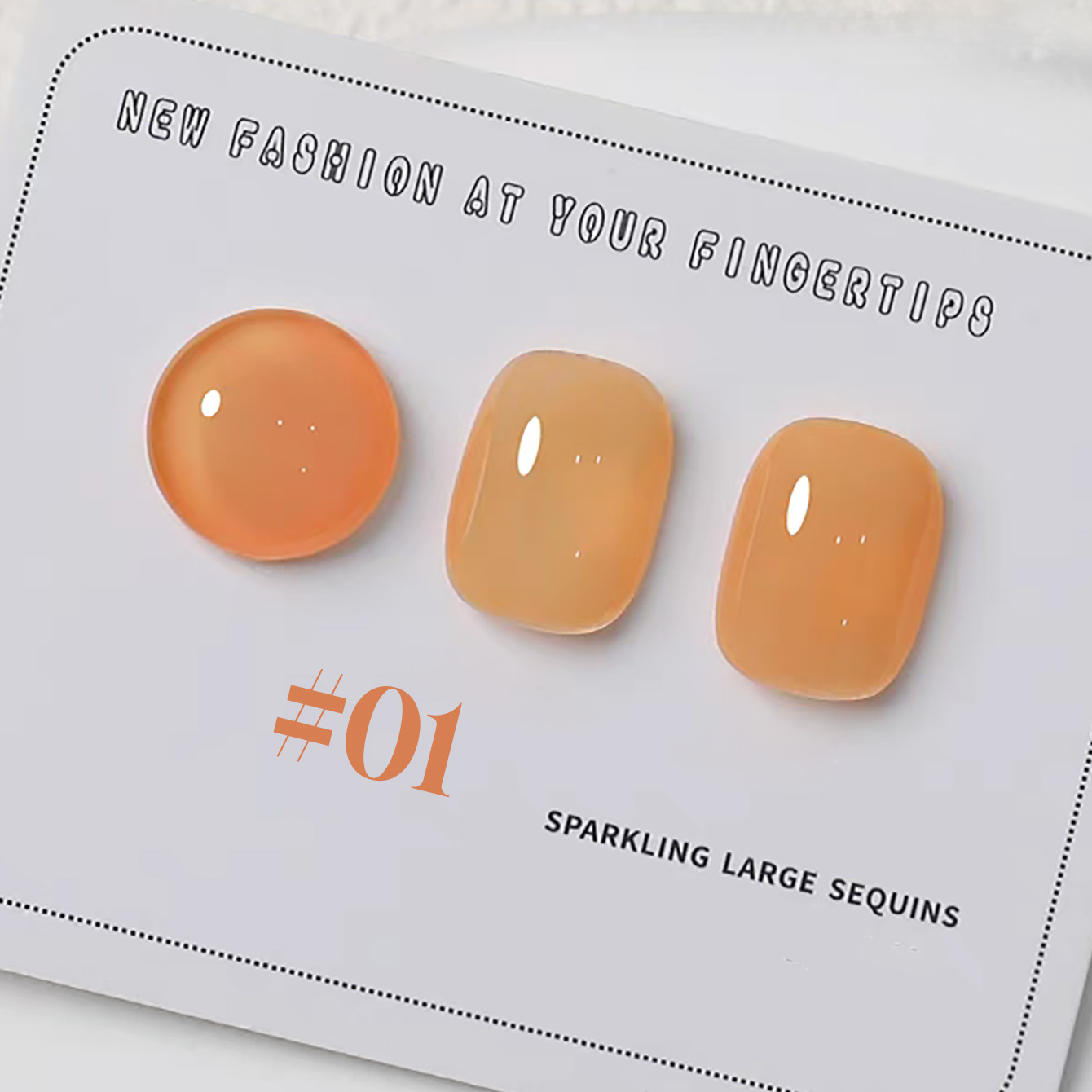 Resin Art Equipment - 1-6pcs PSK New Macaron Candy Orange