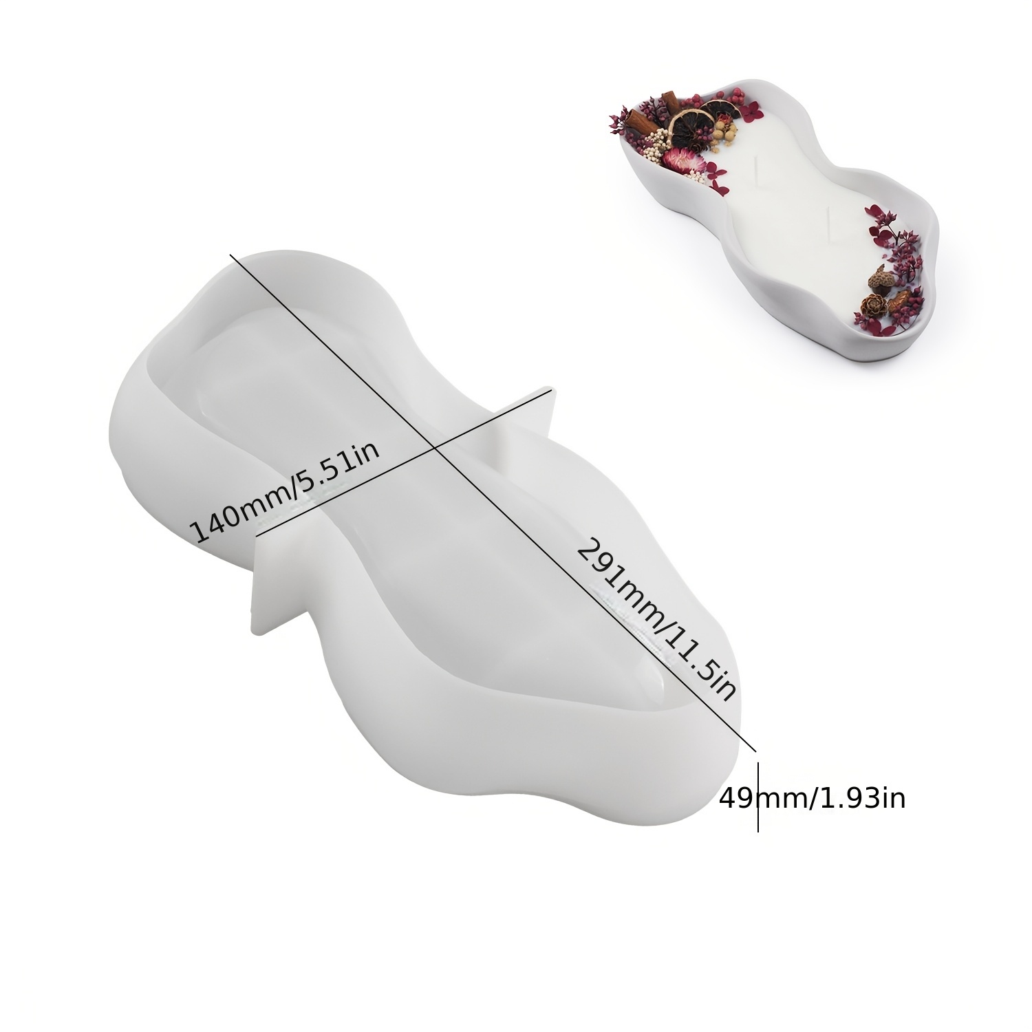 1 Large Irregular Oval Silicon - đánh giá và giá Resin Art Alphabet