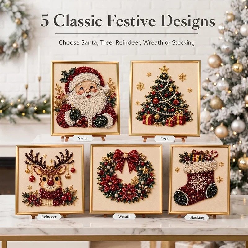 Christmas Pearl Diamond Painti - đánh giá và giá Resin Art Work