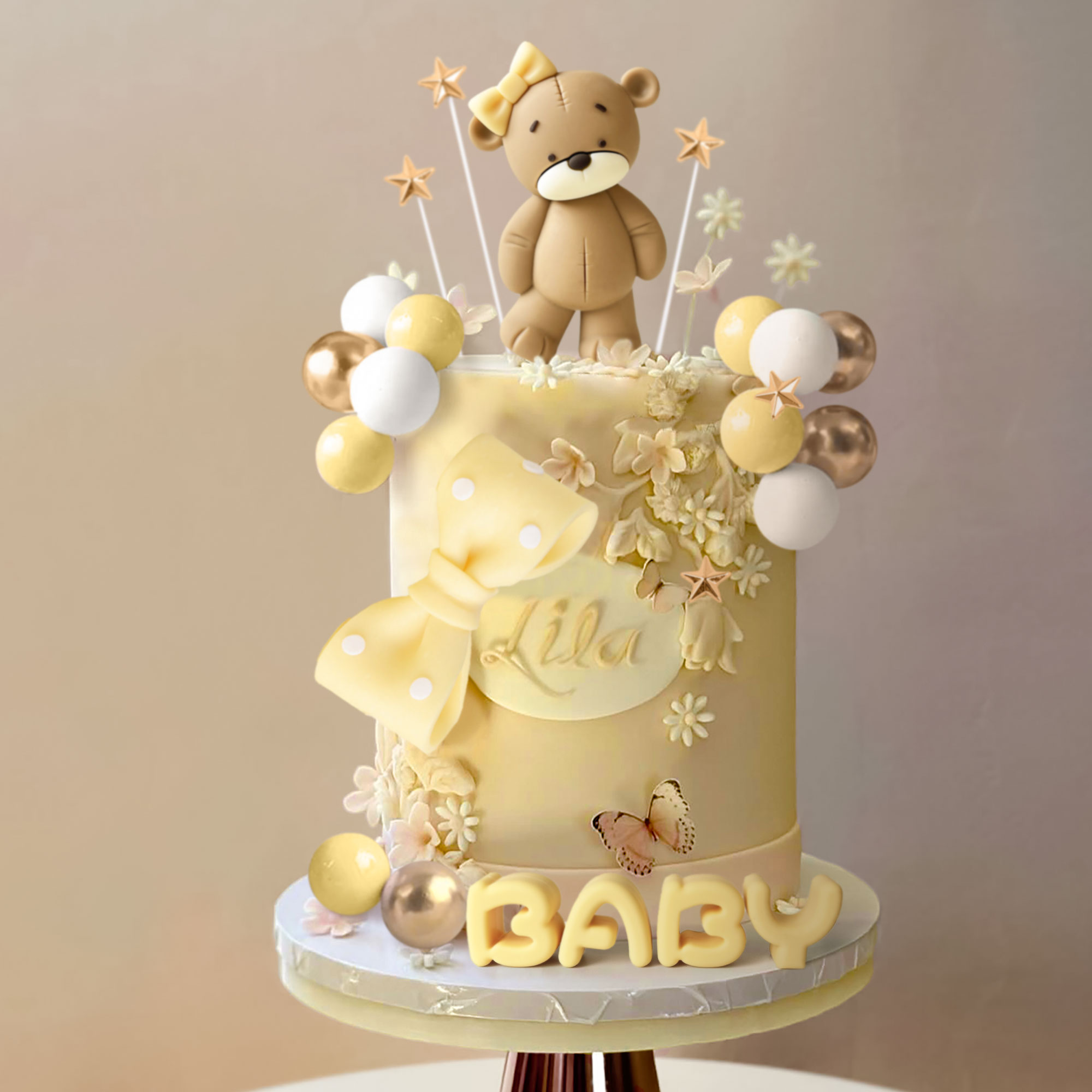 LaVenty Pink Bear Cake Decorat - đánh giá và giá Resin Art Alphabet