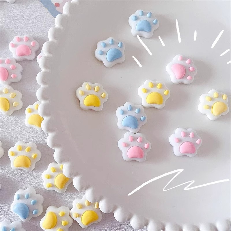 30pc Cute Cat Paw Mini Accesso - đánh giá và giá Resin Art Case