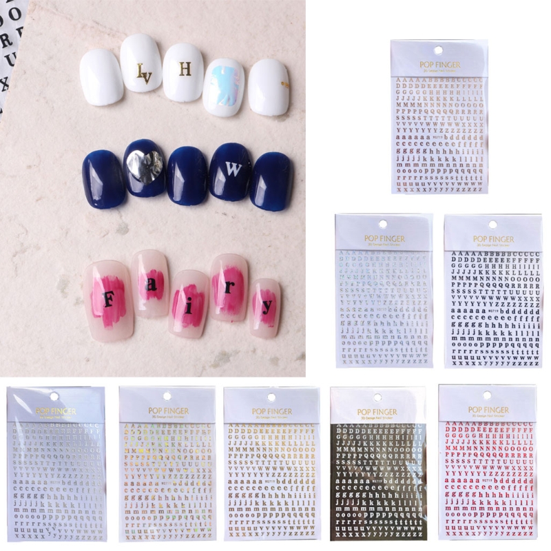 1PCS New English Alphabet Nail - đánh giá và giá Resin Art Alphabet