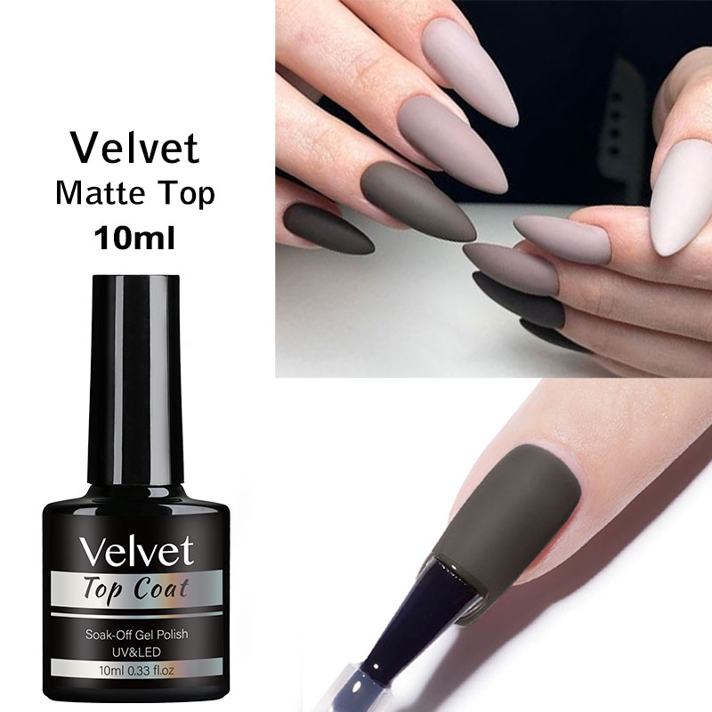 10ml Velvet Matte Top Coat Gel - đánh giá và giá Resin Art Equipment