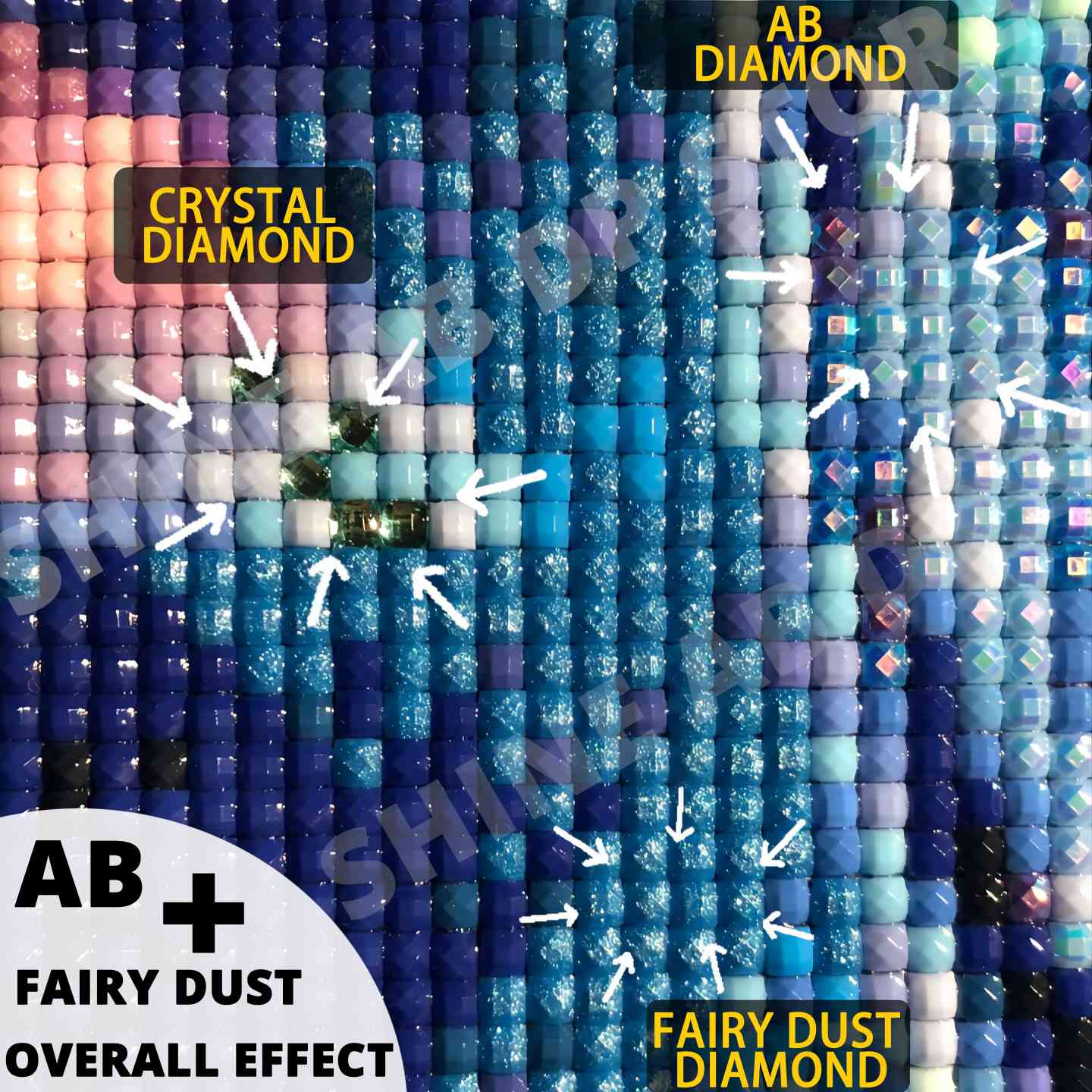 Resin Fairy Dust Ab Crystal Di - đánh giá và giá Resin Art Case