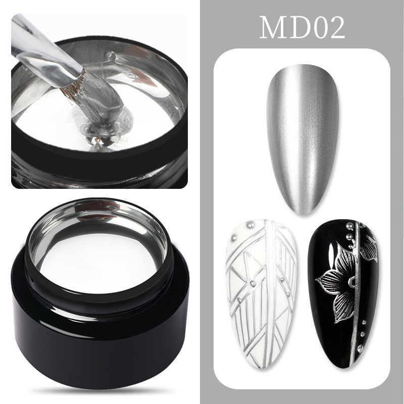 BORN PRETTY 5ml Metal Gel Nail - đánh giá và giá Resin Art Rose