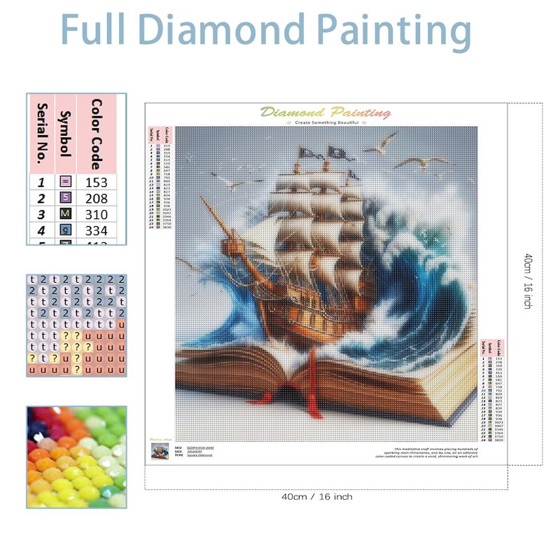 SDOYUNO Diy Diamond Mosaic Boo - đánh giá và giá Resin Art Wallpaper