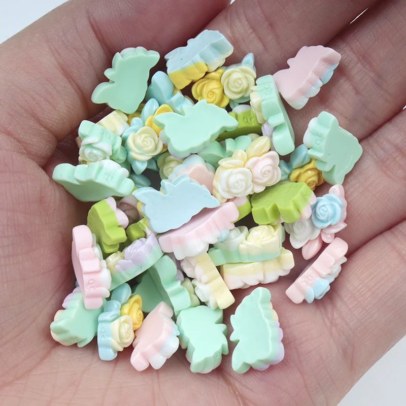 30/300pcs Mini Flowers Resin P - đánh giá và giá Resin Art Case
