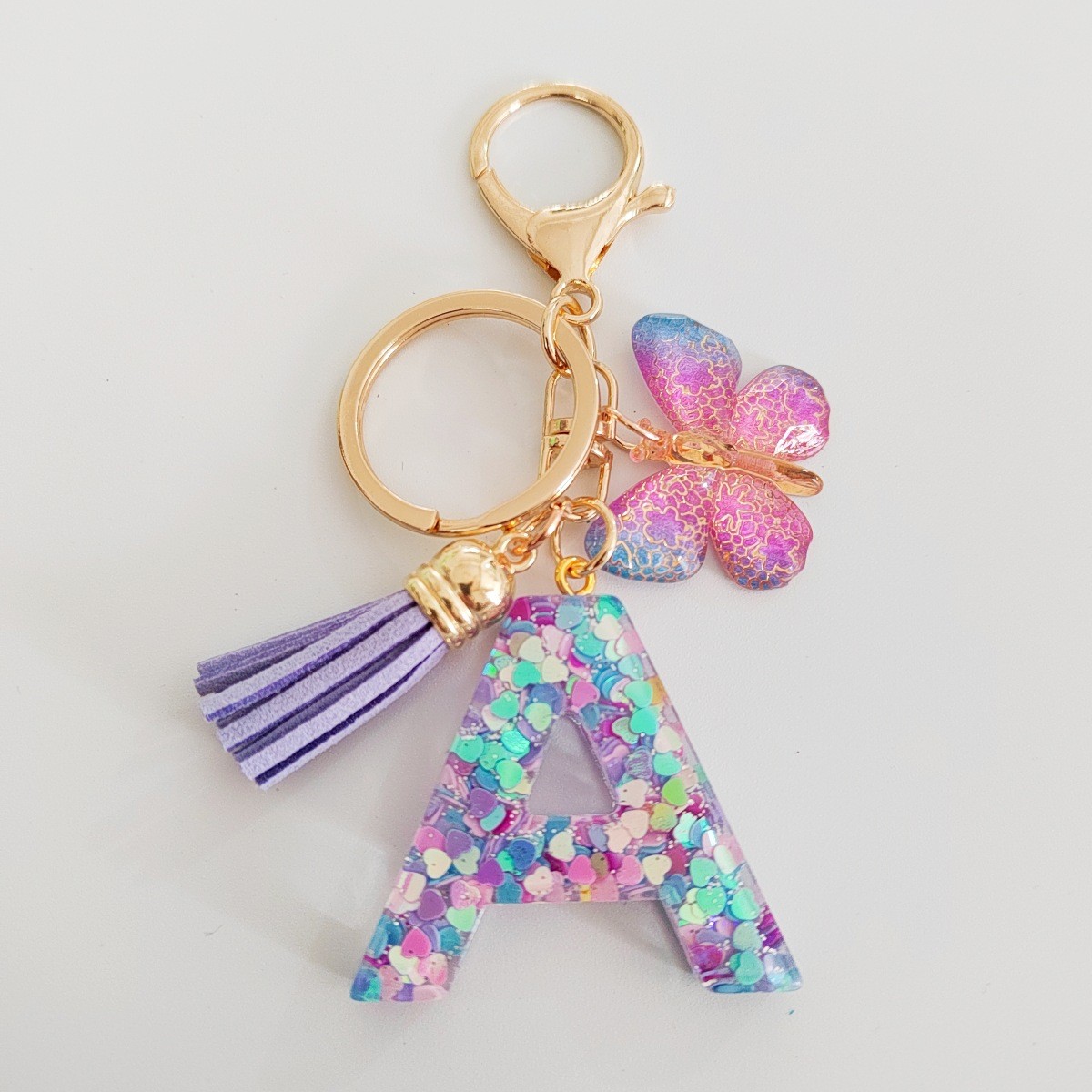 Fashion butterfly Fringe Initi - đánh giá và giá Resin Art Alphabet