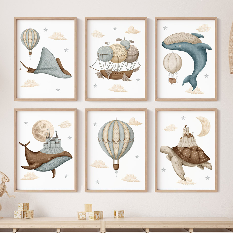 Whale Turtle Castle Balloon No - đánh giá và giá Resin Art Baby