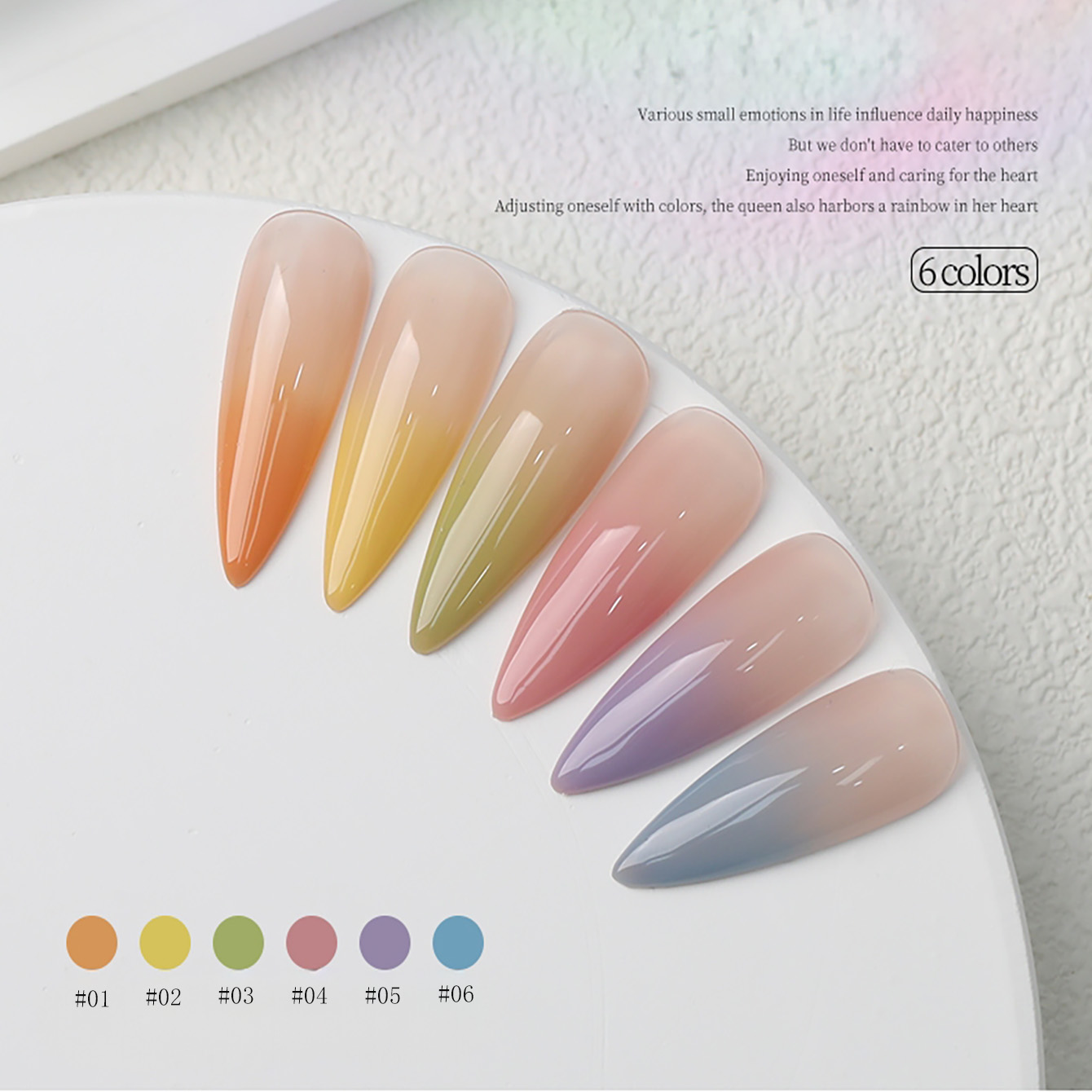 1-6pcs PSK New Macaron Candy O - đánh giá và giá Resin Art Equipment
